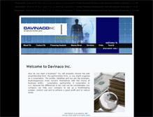 Tablet Screenshot of davinaco.com